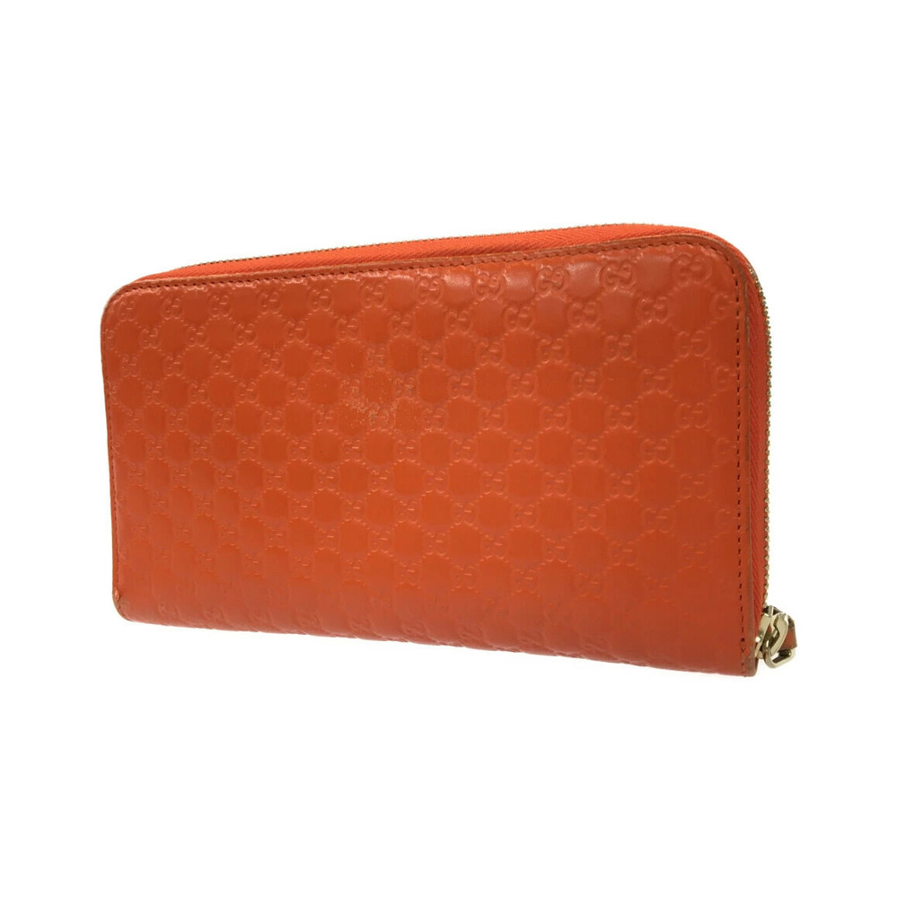 Gucci Round Zipper Long Wallet guccissima